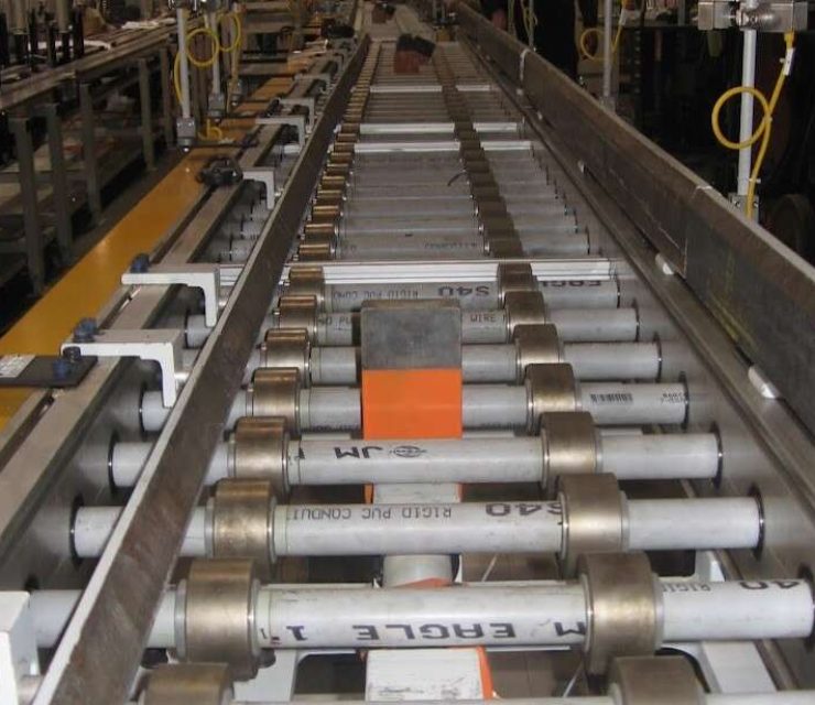 Power and Free Roller Conveyor Image Image