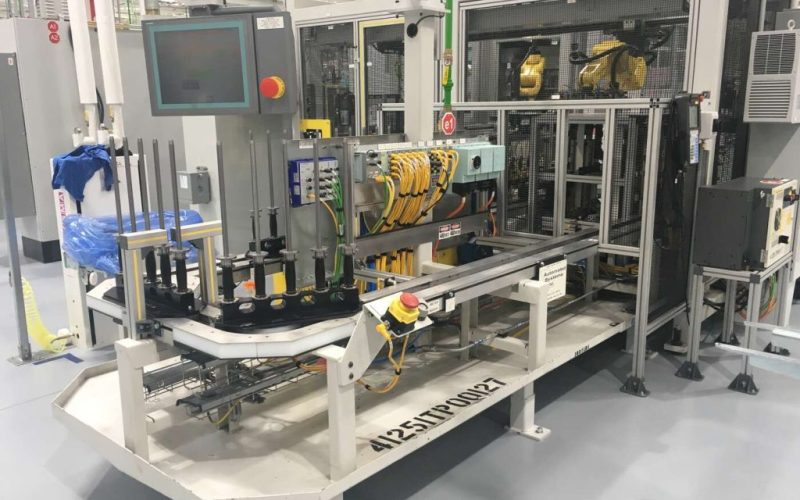 Skewer Unit With Robotic Load
